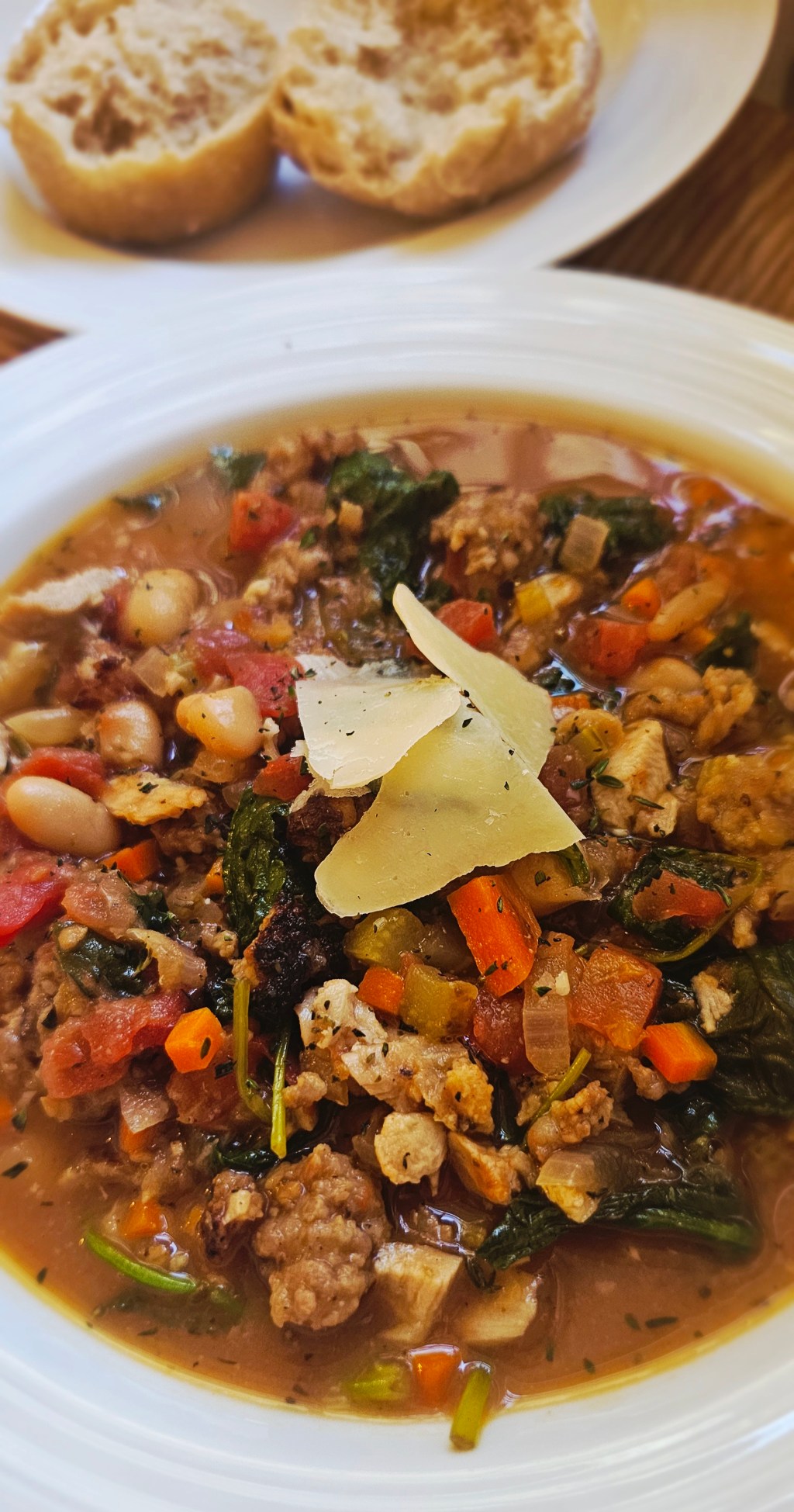 Tuscan White Bean & Sausage&nbsp;Soup