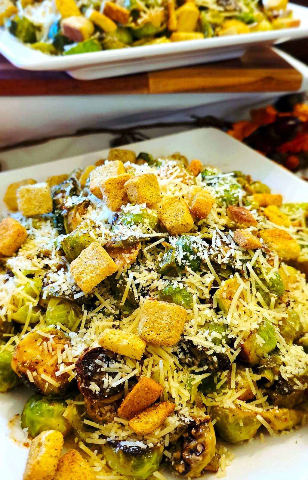 Roasted Brussels Sprout Caesar&nbsp;Salad